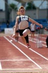 Abigail Swann (Sale Harriers), under-20s long jump, Northern Championships, Sport City Manchester